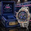 BWT Alpine F1 Team Formula 1 Racing Luxury Two-Tone Crystal Stainless Steel Watch