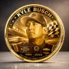 Kyle Busch Two-Time NASCAR Cup Series Champion Gold Collectible Commemorative Coin