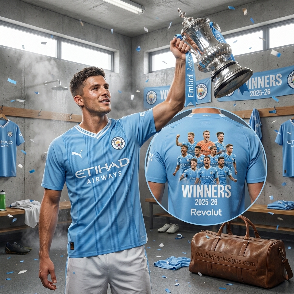 Manchester City FA Cup Winners 2025-2026 Commemorative Graphic T-Shirt Manchester City FA Cup Winners 2025-2026 Commemorative Graphic T-Shirt