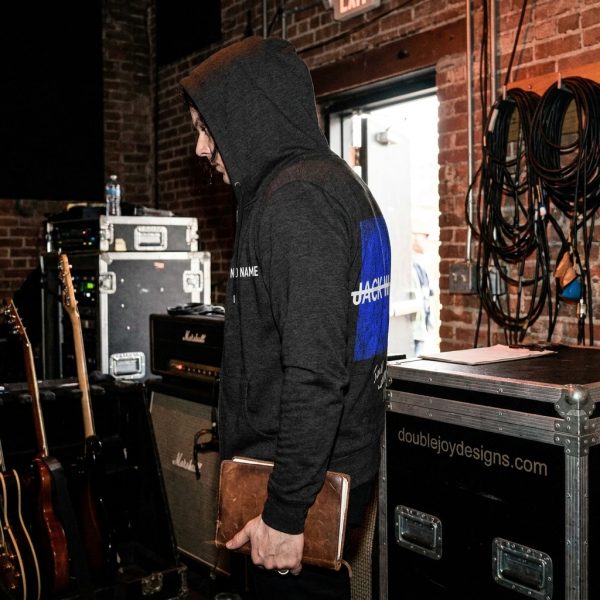 Jack White Live No Name Tour Graphic Full-Zip Hoodie