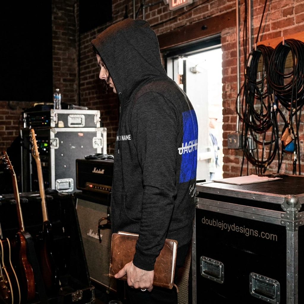 Jack White Live No Name Tour Graphic Full-Zip Hoodie Jack White Live No Name Tour Graphic Full-Zip Hoodie