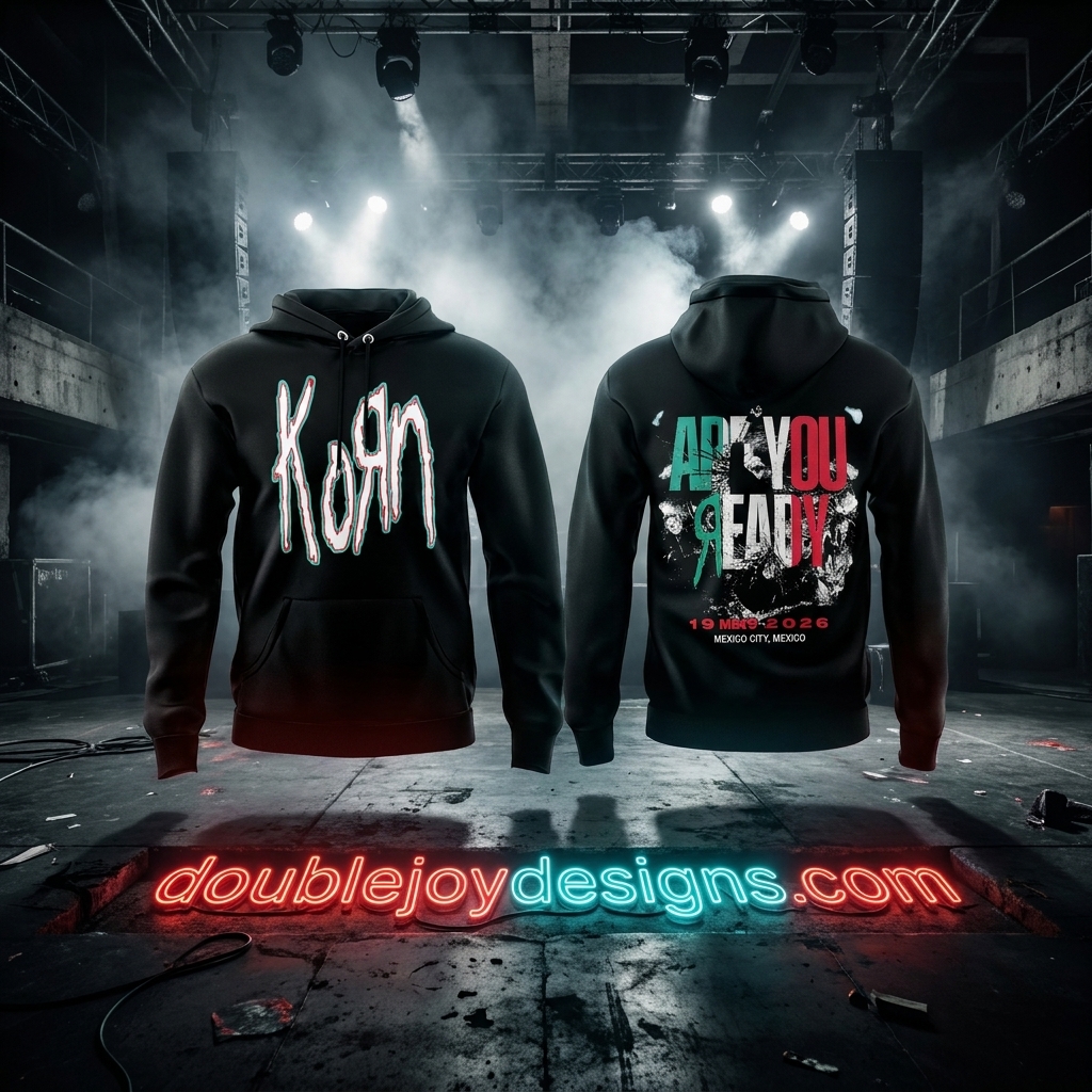 Korn Limited Edition Latin America Tour 2026 Mexico City Hoodie Korn Limited Edition Latin America Tour 2026 Mexico City Hoodie
