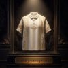 Real Madrid Air Dior Gold Baroque Luxury Premium Polo Shirt
