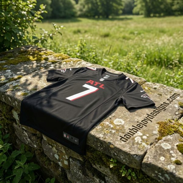 Atlanta Falcons Bijan Robinson Bijan Algaib Lisan Al Gaib Number 7 Black Football Jersey