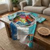 Jimmy Buffett Parrothead Nation It's 5 O'Clock Somewhere 3D All Over Print Tropical Graphic T-Shirt
