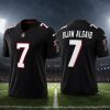 Atlanta Falcons Bijan Robinson Bijan Algaib Lisan Al Gaib Number 7 Black Football Jersey