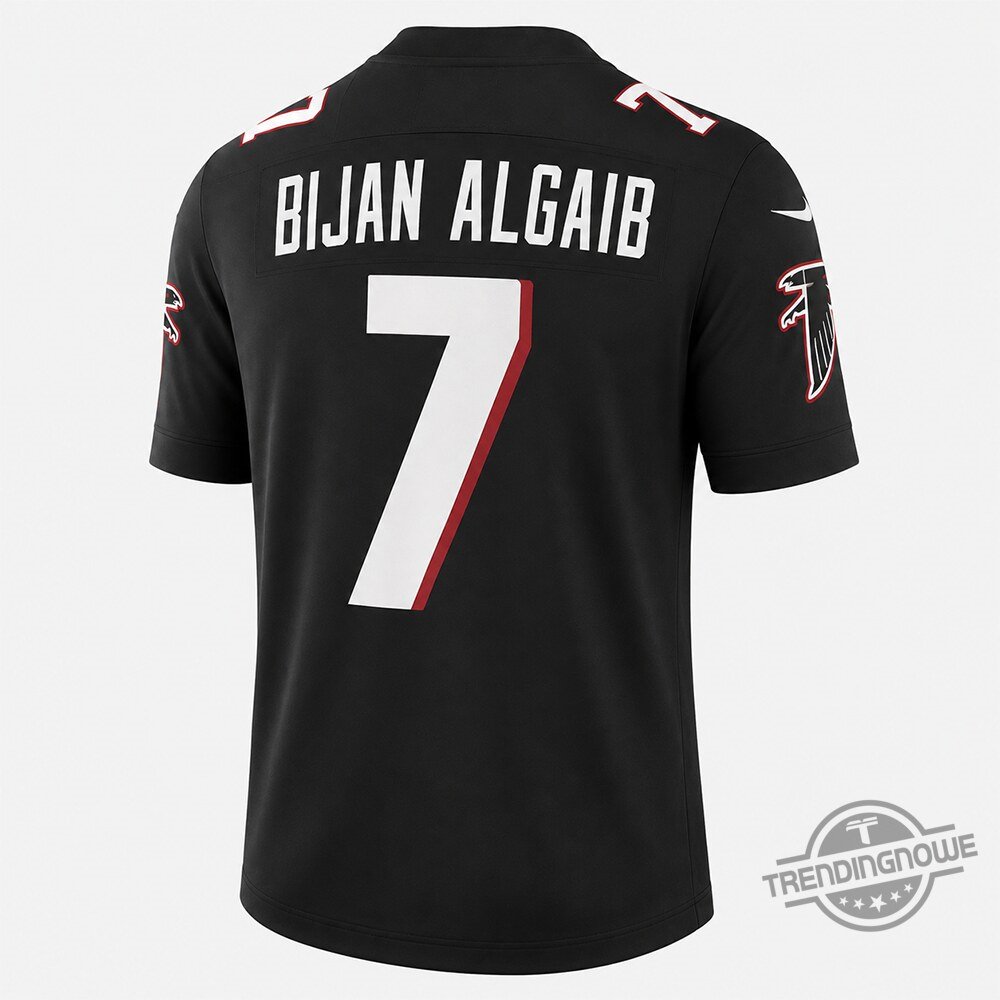 Atlanta Falcons Bijan Robinson Bijan Algaib Lisan Al Gaib Number 7 Black Football Jersey Atlanta Falcons Bijan Robinson Bijan Algaib Lisan Al Gaib Number 7 Black Football Jersey