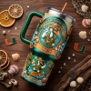 Miami Hurricanes Sebastian The Ibis Summer Splash Insulated Stainless Steel 40oz Tumbler with Handle