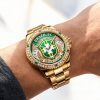 Brazil FC World Cup 2026 Samba Glory Gold Luxury Stainless Steel Watch