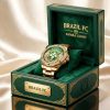 Brazil FC World Cup 2026 Samba Glory Gold Luxury Stainless Steel Watch