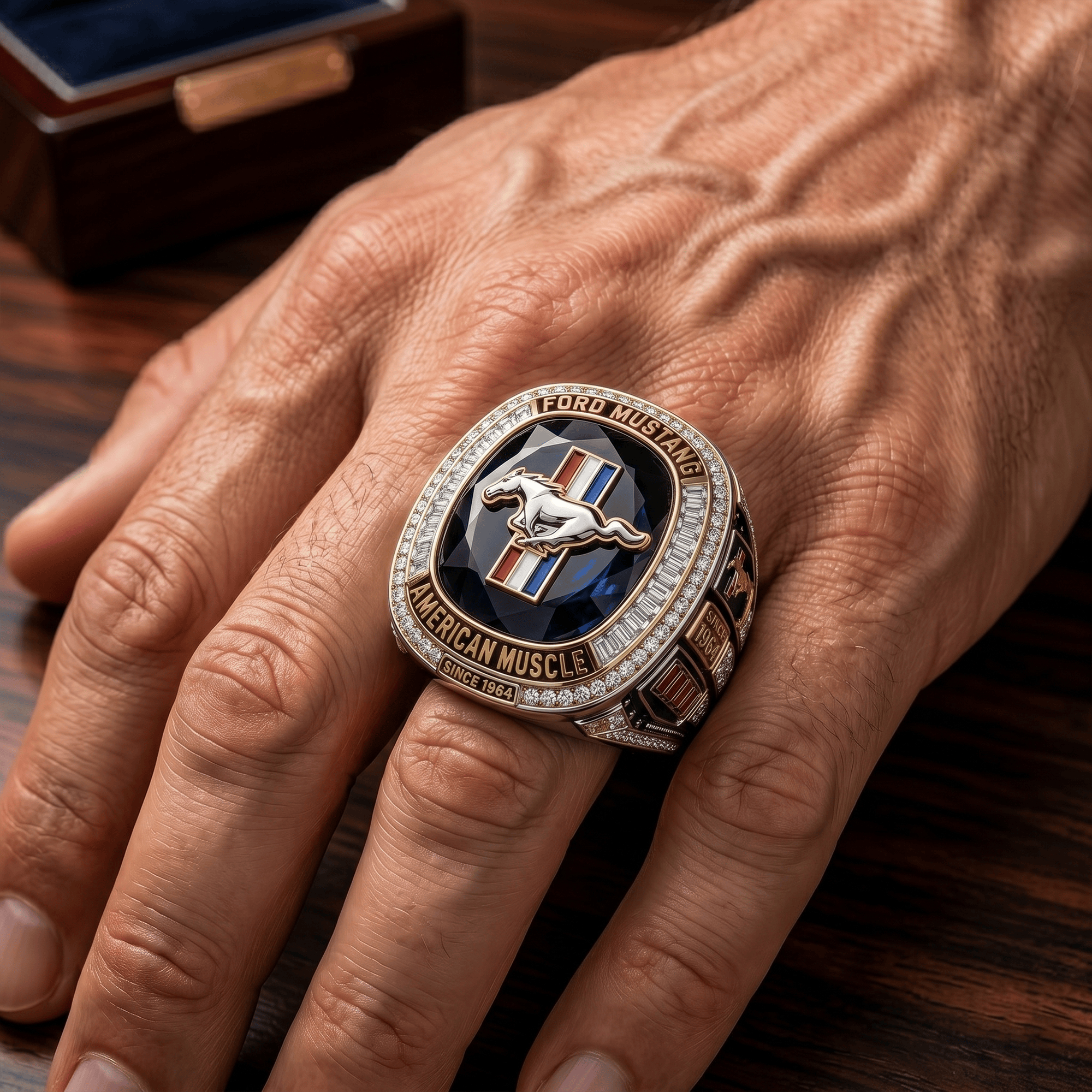 Ford Mustang American Muscle Since 1964 Premium Commemorative Championship Ring Ford Mustang American Muscle Since 1964 Premium Commemorative Championship Ring