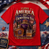 Crown Royal America 250 Years of Freedom Patriotic Whiskey Red 3D Graphic T-Shirt