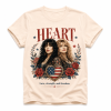 Heart Rock Band America 250th Anniversary 1776-2026 Patriotic Vintage Graphic T-Shirt