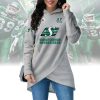 Saskatchewan Roughriders CFL Personalized Green Women's Asymmetric Cross Front Hoodie