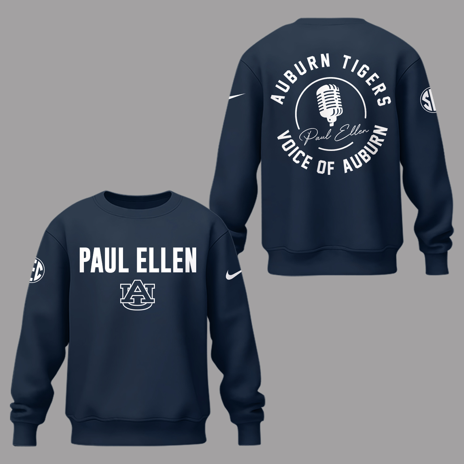 Remembering Paul Ellen Voice Of Auburn Tigers Commemorative Memorial Sweatshirt Remembering Paul Ellen Voice Of Auburn Tigers Commemorative Memorial Sweatshirt