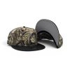 New Era 59Fifty Mexico Aztec Skull Warrior Realtree Apex Camo Black Visor Gray Undervisor Fitted Hat