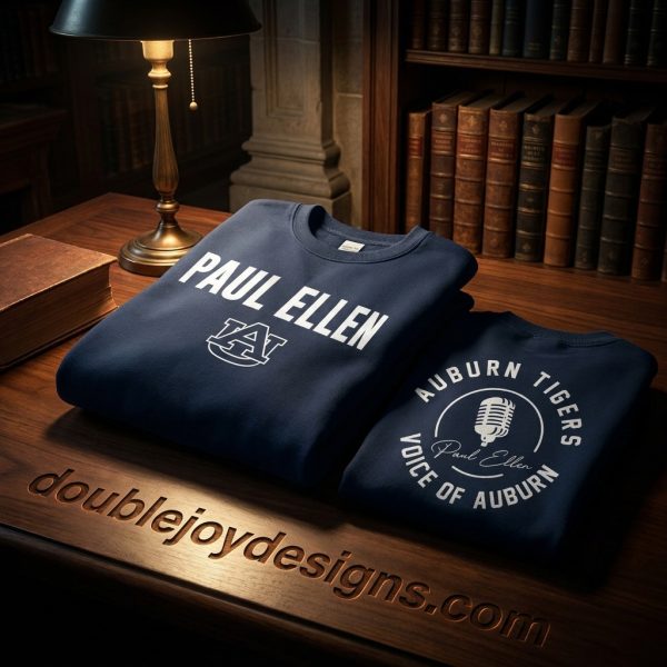 Remembering Paul Ellen Voice Of Auburn Tigers Commemorative Memorial Sweatshirt