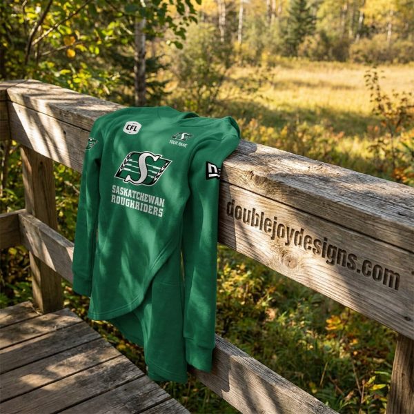 Saskatchewan Roughriders CFL Personalized Green Women’s Asymmetric Cross Front Hoodie