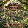 Prince Tribute Love Symbol Purple Rain Commemorative Outdoor Garden Wind Chime