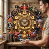 The Nightmare Before Christmas Personalized Gothic Fan Gift Wall Clock