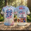 Custom Woodland Friends USA 250 Celebration Patriotic Red White and Blue Baseball Jersey