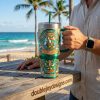 Miami Hurricanes Sebastian The Ibis Summer Splash Insulated Stainless Steel 40oz Tumbler with Handle