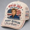 Barry Manilow Patriotic 4th of July American Legend USA Flag Baseball Cap
