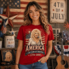 Dolly Parton America 250 Years of Freedom 1776-2026 Vintage Patriotic Commemorative T-Shirt