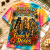 Guns N' Roses Good Days Sound Better Vintage Rock Band Tie Dye Graphic T-Shirt