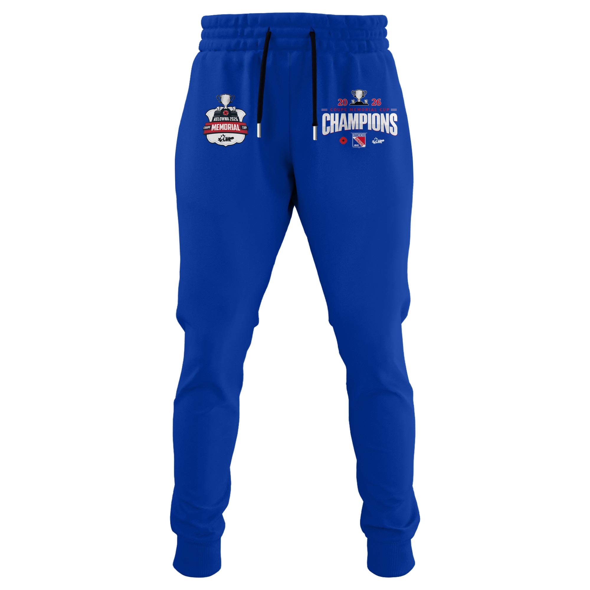 Kitchener Rangers 2026 Memorial Cup Champions Commemorative Royal Blue Graphic Full Zip Hoodie Kitchener Rangers 2026 Memorial Cup Champions Commemorative Royal Blue Graphic Full Zip Hoodie