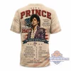 Prince America 250 Years of American Music Signature Patriotic Vintage Graphic T-Shirt