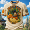 Dragon Ball Goku Shenron 1986 Retro Premium 3D Embossed Textured T-Shirt