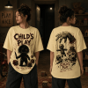 Child's Play Creepy Doll Vintage Horror Movie Graphic Halloween T-Shirt
