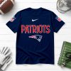 New England Patriots Peanuts Snoopy Forever Not Just When We Win Navy Blue 3D Graphic T-Shirt