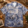 Personalized O'Fishally Retired Funny Fishing Gift for Men Custom Name Hawaiian Shirt