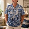 Personalized O'Fishally Retired Funny Fishing Gift for Men Custom Name Hawaiian Shirt