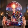 Personalized Spider-Man Multiverse Superhero 3D Custom Name Kids Bedroom LED Night Light
