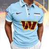 Washington Commanders NFL Burgundy and Gold Men's Short Sleeve Polo Shirt