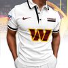 Washington Commanders NFL Burgundy and Gold Men's Short Sleeve Polo Shirt