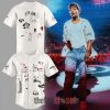 Louis Tomlinson How Did We Get Here World Tour 2026 Doodle Graphic White Baseball Jersey