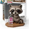 Satisfied Drinkware Mascot Cute Raccoon Holding Bottle Limited Edition Collectible Vinyl Figure