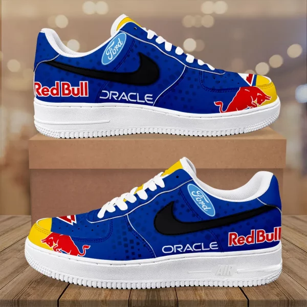 Red Bull Racing Oracle Ford Formula 1 Custom Air Force 1 Sneakers