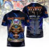 Iron Maiden Run For Your Lives World Tour 2026 Megadeth Anthrax Concert Graphic 3D T-Shirt