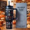Halloween Horror Legends Creep's Chiller Chibi Movie Characters 40oz Double-Wall Vacuum Insulated Tumbler with Handle and Straw