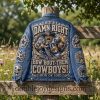 Dallas Cowboys Damn Right Est 1960 Pearl Embellished Bling Denim Jacket
