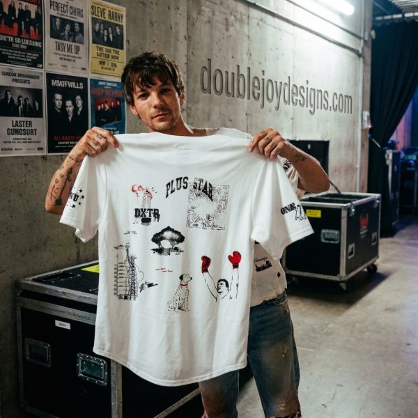 Louis Tomlinson How Did We Get Here World Tour 2026 Doodle Graphic White Baseball Jersey