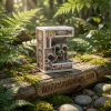 Satisfied Drinkware Mascot Cute Raccoon Holding Bottle Limited Edition Collectible Vinyl Figure