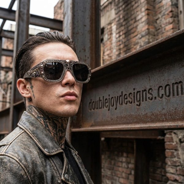 Megadeth Heavy Metal Gothic Skull Carved Punk Rock Premium Unisex Sunglasses