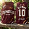 Washington Commanders Personalized Custom Name and Number Burgundy Fan Gear Sports Tank Top