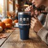 Halloween Horror Legends Creep's Chiller Chibi Movie Characters 40oz Double-Wall Vacuum Insulated Tumbler with Handle and Straw